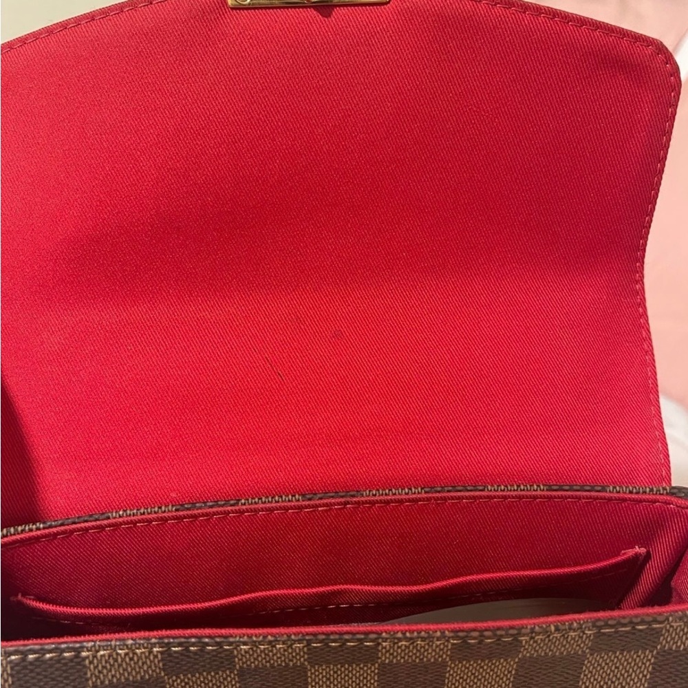 Louis Vuitton Brown Checkered Crossbody Bag - Picture 9 of 13